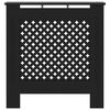 vidaXL MDF Radiator Cover Black 30.7"