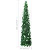 vidaXL Pop-up Christmas Tree Green PET 70.9 in Collapsible