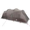 vidaXL Camping Tent Tunnel 4-Person Brown Waterproof