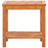vidaXL Side Table Natural wood Solid acacia wood Small Durable