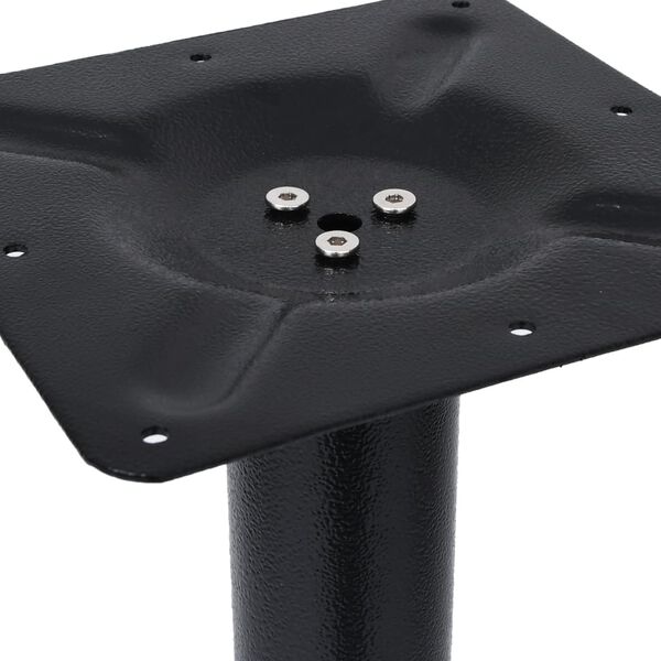 vidaXL Bistro Table Leg Black Cast Iron Medium Industrial