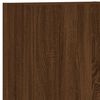vidaXL TV Wall Unit Brown oak Engineered wood Medium TV Wall Unit