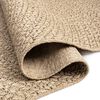 vidaXL Rug Beige Polypropylene 94.5 x 94.5 in Durable Rug Round