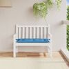 vidaXL Garden Bench Cushion Melange Blue Fabric (100% polyester)