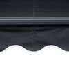 vidaXL Retractable Awning Anthracite