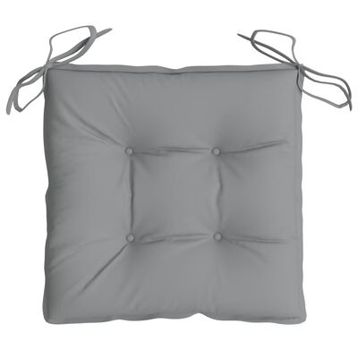 vidaXL Chair Cushions 2 pcs Gray 15.7"x15.7"x2.8" Oxford Fabric