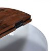 vidaXL Coffee Table White Solid reclaimed wood, powder-coated steel Medium