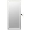 vidaXL Mirror Jewelry Cabinet White