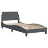 vidaXL Bed Frame Dark Grey
