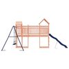 vidaXL Outdoor Playset Natural Wood, Blue