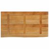 vidaXL Table Top Natural Solid mango wood 43.3 x 23.6 in Tough