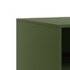 vidaXL TV Cabinet Set of 2 Olive Green Cold-rolled Steel Medium