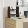 vidaXL Desk Organiser Brown Oak 15.2x6.7x15.4" Engineered wood
