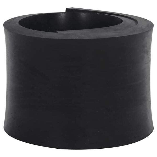 vidaXL Rubber Edge For Snow Plow Black Styrene-butadiene rubber Medium