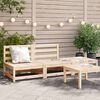 vidaXL Garden Lounge Set Brown Solid pinewood Standard Modular