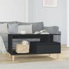 vidaXL Coffee Table Black Engineered wood Medium Coffee Table