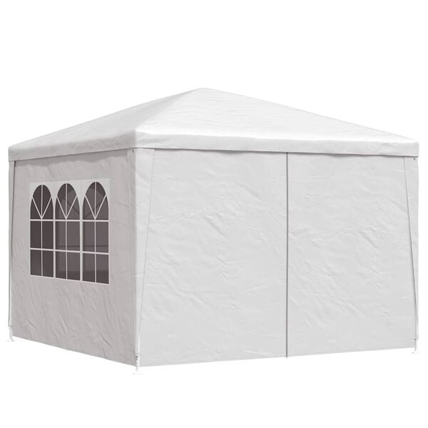 vidaXL Party Tent 9'10"x9'10" White