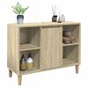 vidaXL Bathroom Cabinet Sonoma oak Engineered wood