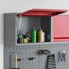 vidaXL Tool Cabinet Red and gray 50 x 25 x 35 cm Powder-coated steel