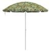 vidaXL Beach Parasol Camouflage 161 x 193 cm Polyester