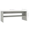 vidaXL Coffee Table Concrete Grey Engineered Wood Small Coffee Table