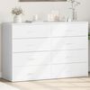 vidaXL Sideboard White Engineered wood Medium Sideboard Rectangular