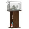 vidaXL Aquarium Stand Brown Oak Engineered Wood Medium Aquarium Stand