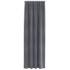 vidaXL Blackout Curtains 2 pcs Light Grey 55.12 x 96.46 in Velvet