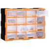 vidaXL Multi-drawer Organizer with 16 Middle Drawers 20.5"x6.3"x14.6"