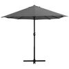 vidaXL Garden Parasol Anthracite Polyester, Aluminum Extra Large