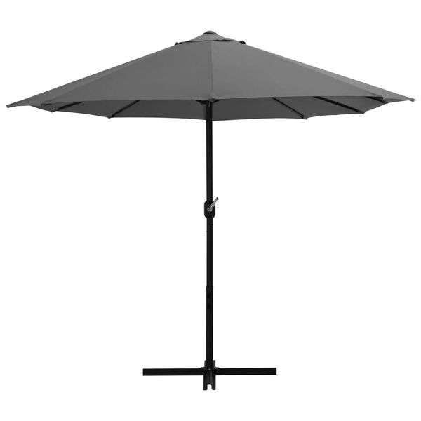 vidaXL Garden Parasol Anthracite Polyester, Aluminum Extra Large