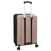 vidaXL Suitcase Folding Rose Gold 43 x 27 x 66 cm ABS Plastic