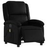 vidaXL Electric Massage Recliner Chair Black