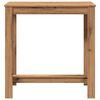 vidaXL Bar Table Artisan Oak 40.2x19.7x40.7" Engineered Wood