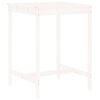 vidaXL Garden Bar Set White Solid Pine Wood For 2 people Durable