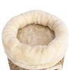 vidaXL Cat House Beige Flakeboard, Seagrass, Plush Small Nice Design