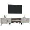 vidaXL TV Cabinet Concrete Grey Engineered wood Large TV Cabinet