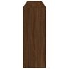 vidaXL Sideboard Brown Oak Engineered wood, Glass Large Sideboard