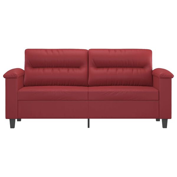 vidaXL 2-seater Sofa Wine red