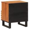 vidaXL Bedside Cabinet Set of 2 Brown