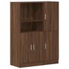 vidaXL Kitchen Cabinet Set Brown oak Engineered wood Kitchen Cabinet Set