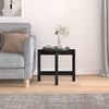 vidaXL Coffee Table Black Solid pine wood Medium Durable Coffee Table