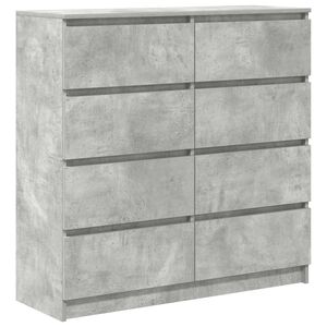 vidaXL Sideboard Concrete Grey Engineered Wood Medium Storage