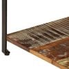 vidaXL Coffee Table Multicolour Solid reclaimed wood and powder-coated steel