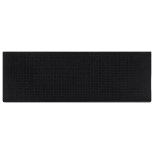 vidaXL Stair Tread Black Rubber 9.8 x 29.5 in Stair Tread Rectangular
