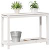 vidaXL Potting Table White Solid Pine Wood Medium Potting Table