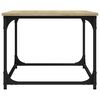 vidaXL Coffee Table Sonoma oak, black