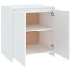 vidaXL Sideboard White 27.6"x16.1"x29.5" Engineered Wood