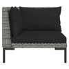 vidaXL Garden Lounge Set Dark Gray