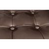 vidaXL Chesterfield Set of 2 Brown Faux Leather Standard Durable